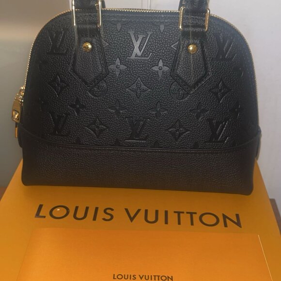 LOUIS VUITTON - Neo Alma BB en cuir Monogram Empreinte noir (Discontinued) - Picture 5 of 15